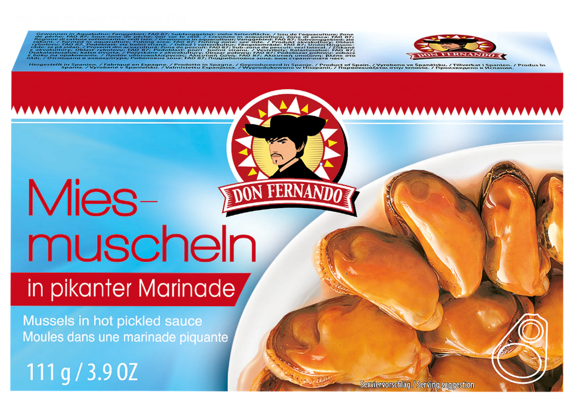 D.FERNANDO MUSSELS IN SPICY 111G